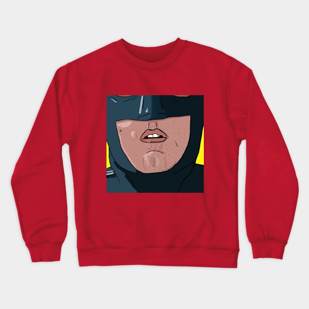 Batflecks chin Crewneck Sweatshirt by Scribbles_an_nibbles